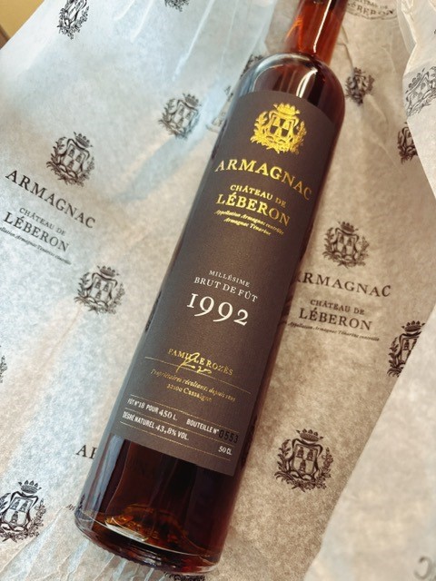 Château de Leberon ARMAGNAC 1992 - 50 CL VOL. 43.8